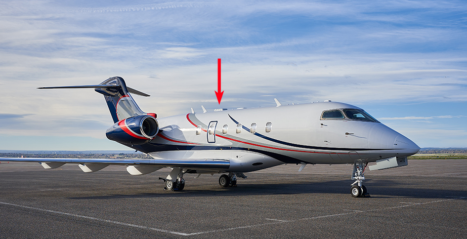 Challenger With Gogo Galileo HDX Installed With Two Arrows Challenger With Gogo Galileo HDX Installed With Two Arrows
