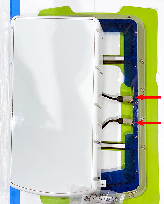 Gogo HDX antenna With Two connections Prior to Bolting Gogo HDX antenna With Two connections Prior to Bolting